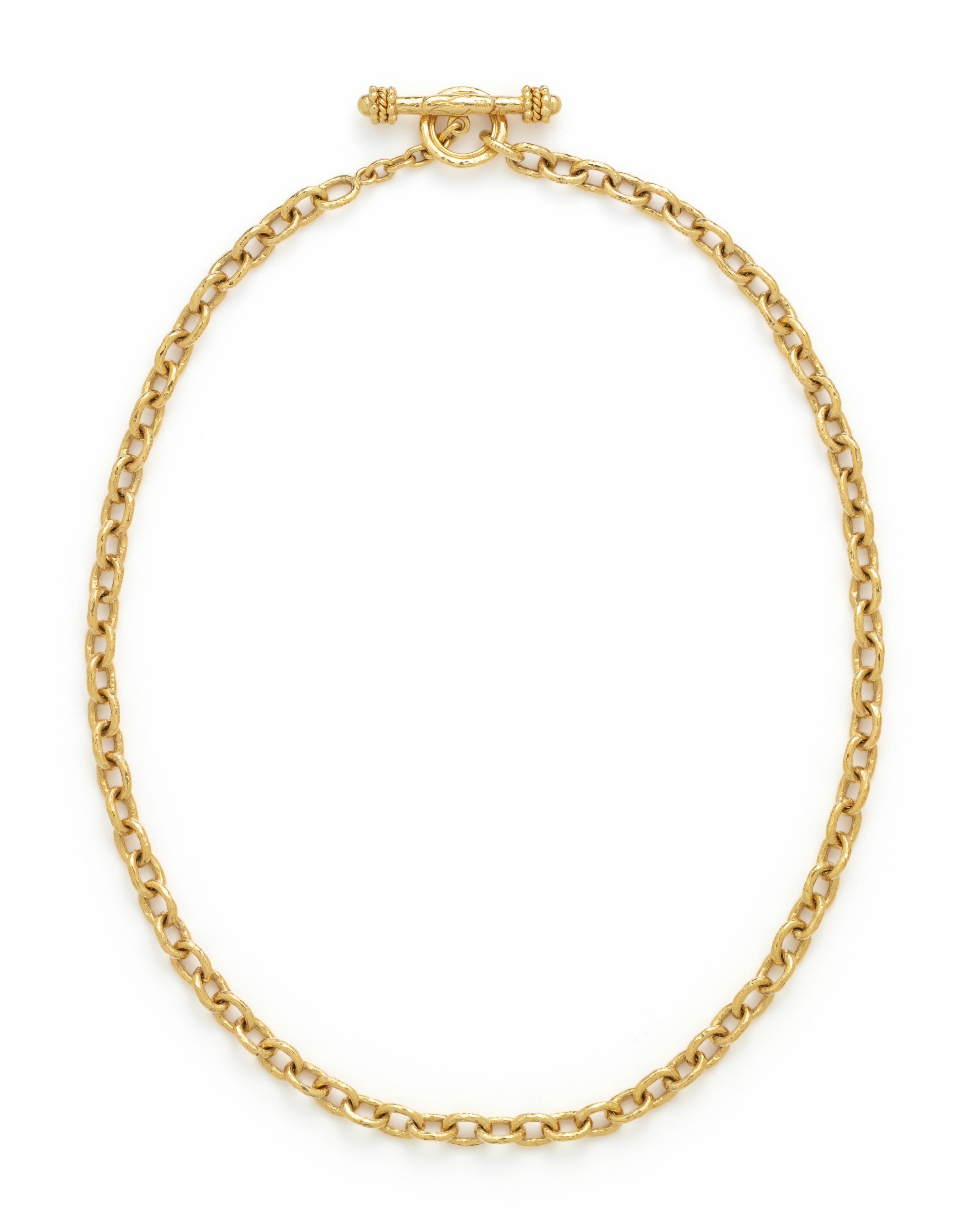 ELIZABETH LOCKE, YELLOW GOLD NECKLACE