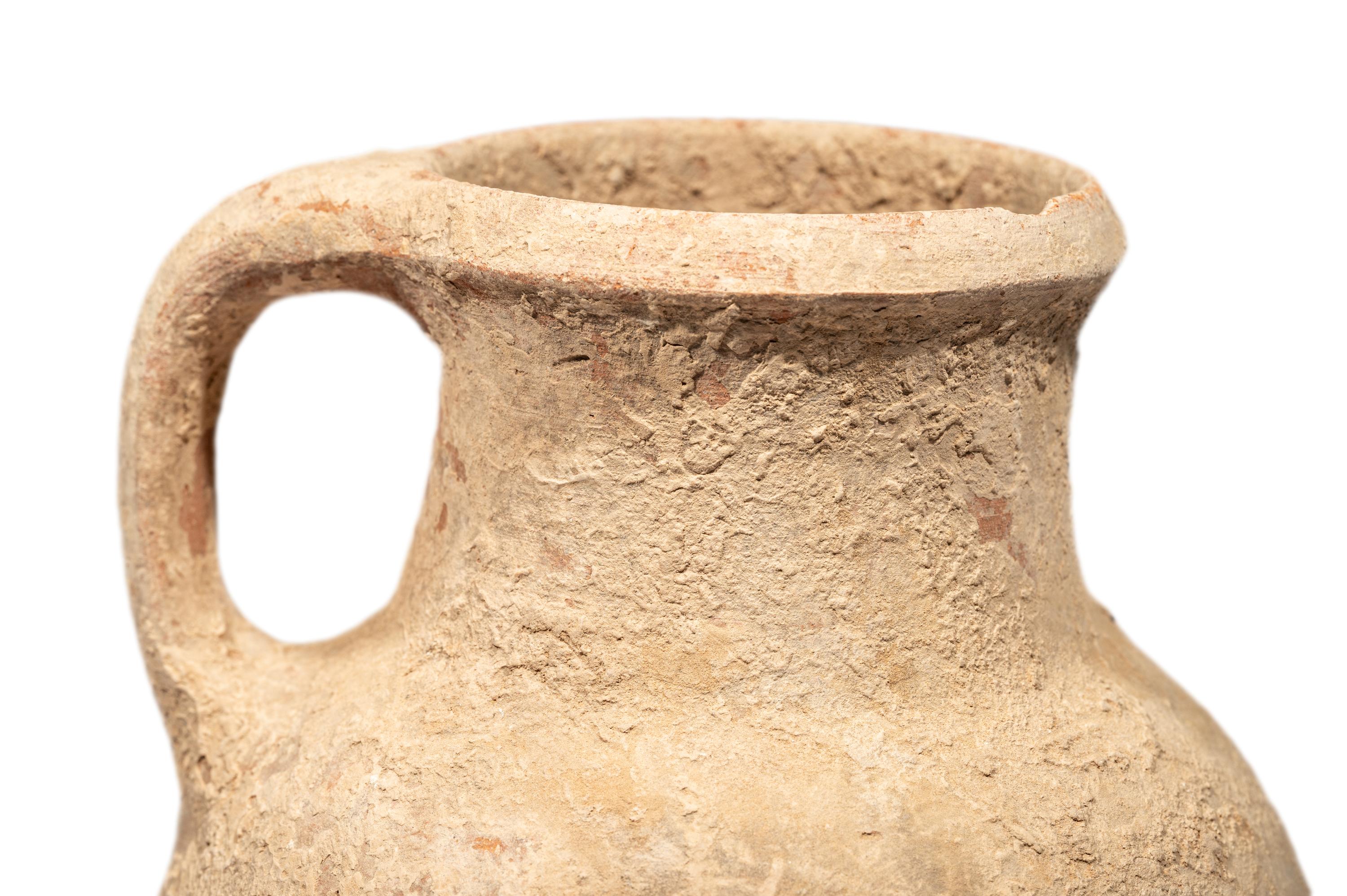 A Roman Ceramic Jug with Handle