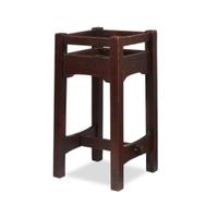 Gustav Stickley oak plant stand no. 48, eastwood, new york, circa 1901