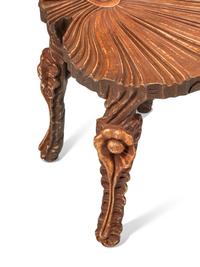 A Pair of Venetian "Grotto" Style Side Chairs