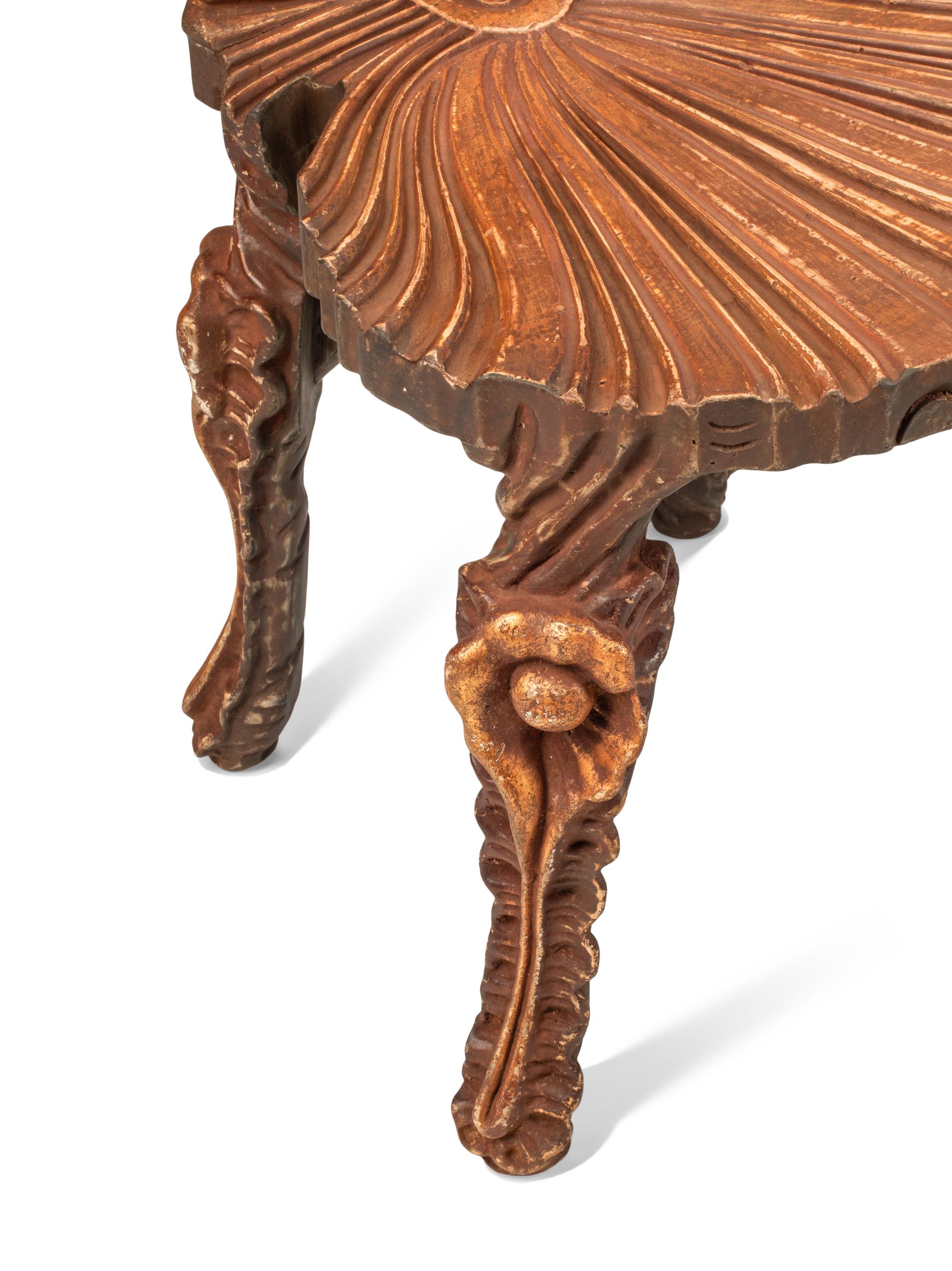 A Pair of Venetian "Grotto" Style Side Chairs