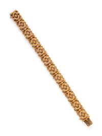 FRENCH, 19TH CENTURY YELLOW GOLD BRACELET