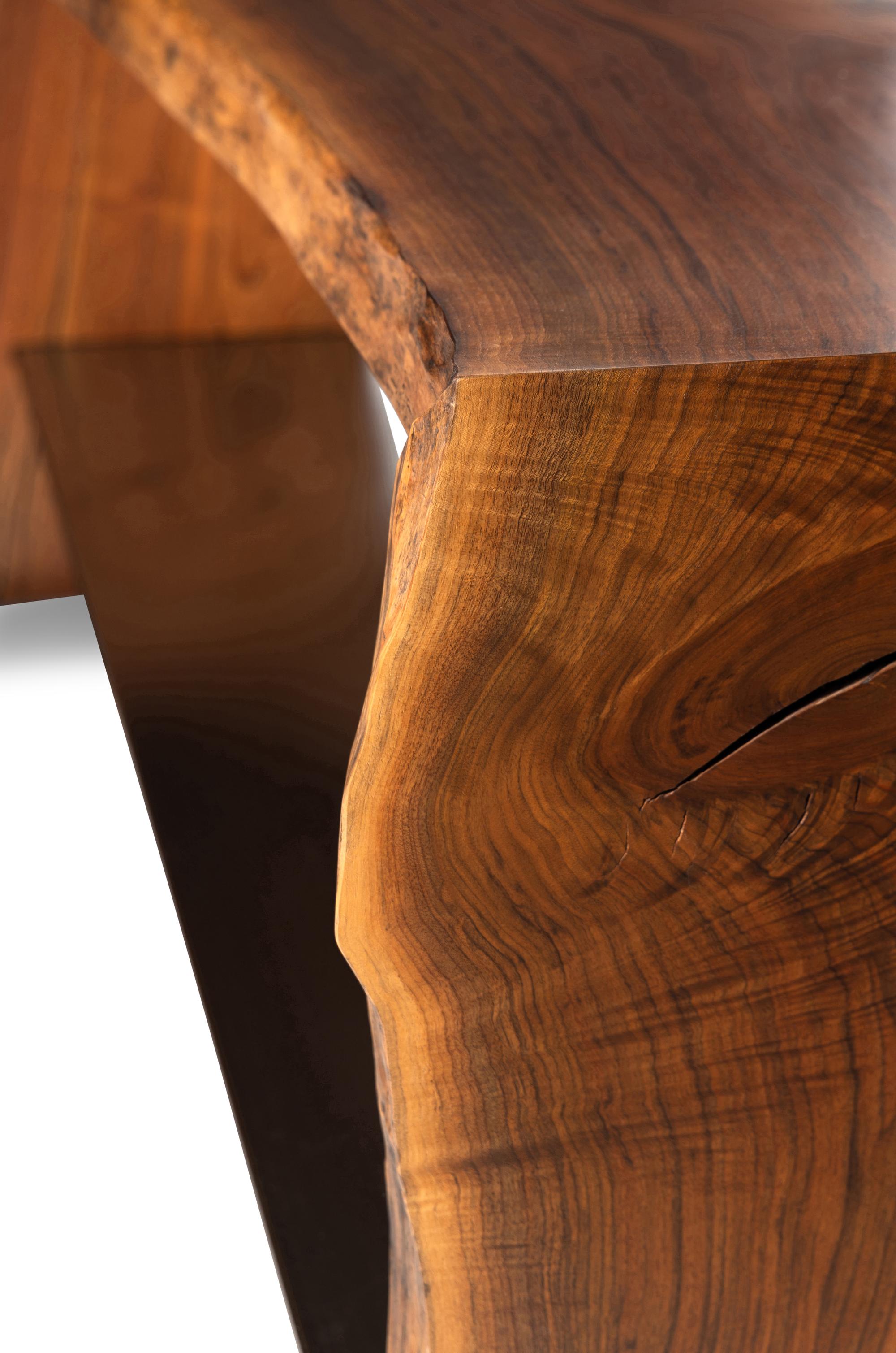 A John Houshmand Live Edge Walnut Long Table