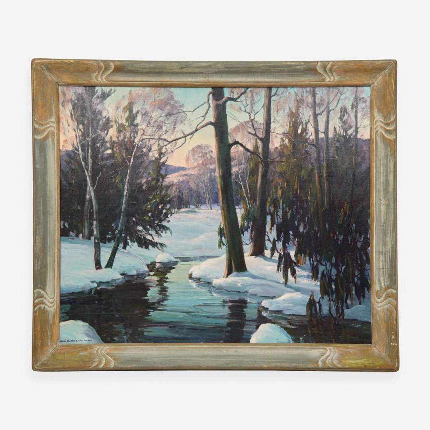 Edna Palmer Engelhardt (American, 1897–1991) Icy River; together with Tranquil Waters