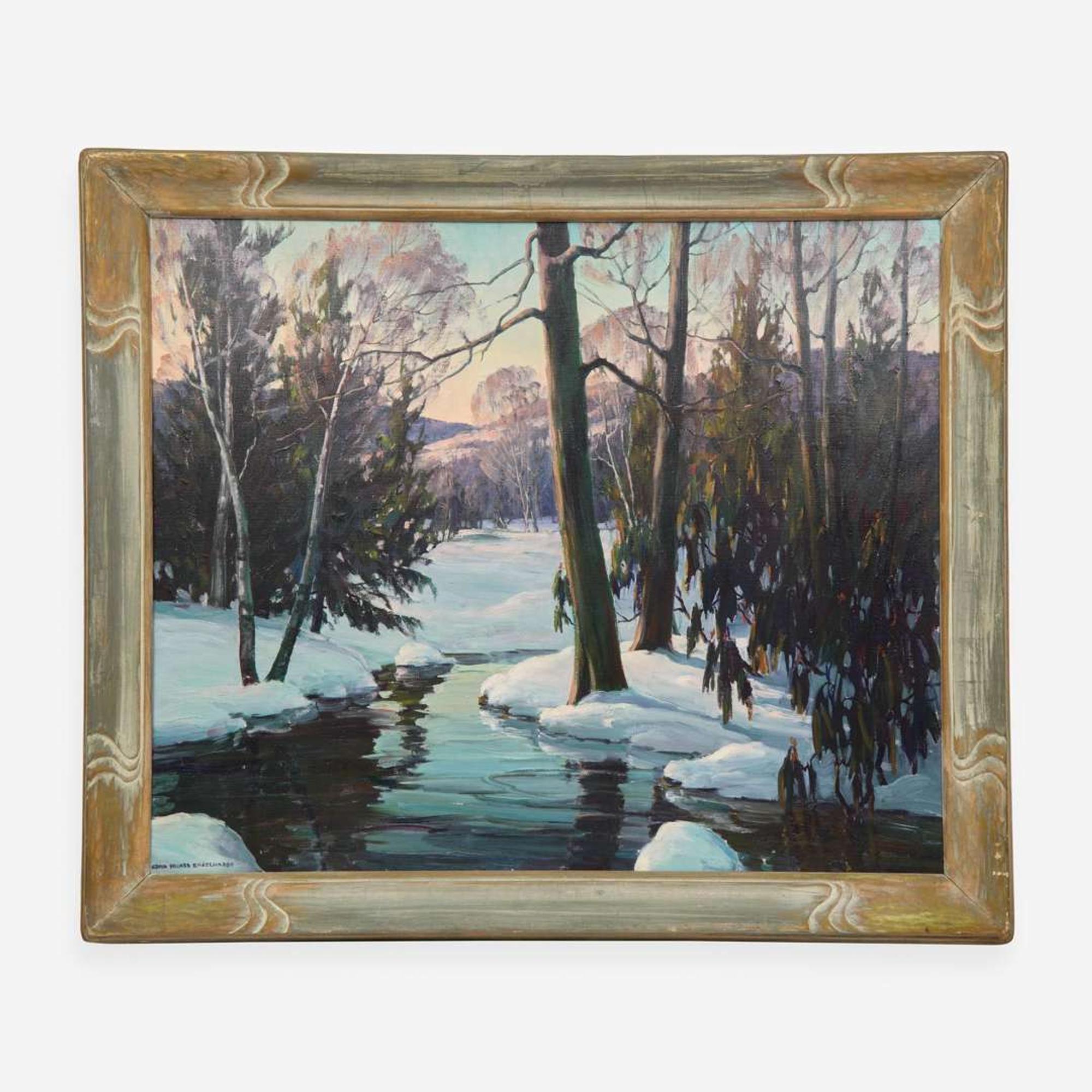 Edna Palmer Engelhardt (American, 1897–1991) Icy River; together with Tranquil Waters