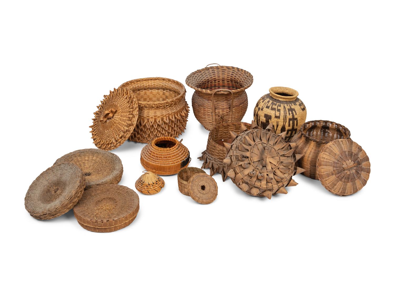 Ten Woven Baskets