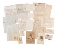 [EARLY PHOTOGRAPHY]. John Adams Whipple (1822-1891) family correspondence, photos, and ephemera.