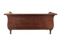 A Late Regency Mahogany and Ebony-Inlaid Sofa