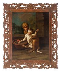 A Fable from Aesop: the Cat, the Monkey and the Chestnuts