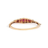 GARNET BANGLE BRACELET