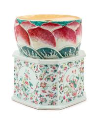 A Chinese Famille Rose Porcelain Stand