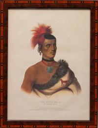 Nine Portraits, from Indian Tribes of North America , 1836-1838