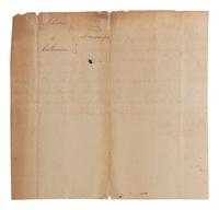 [ENSLAVEMENT]. Manuscript manumission for enslaved woman "Catharine." Fairfax Co., VA, 19 Oct. 1803.