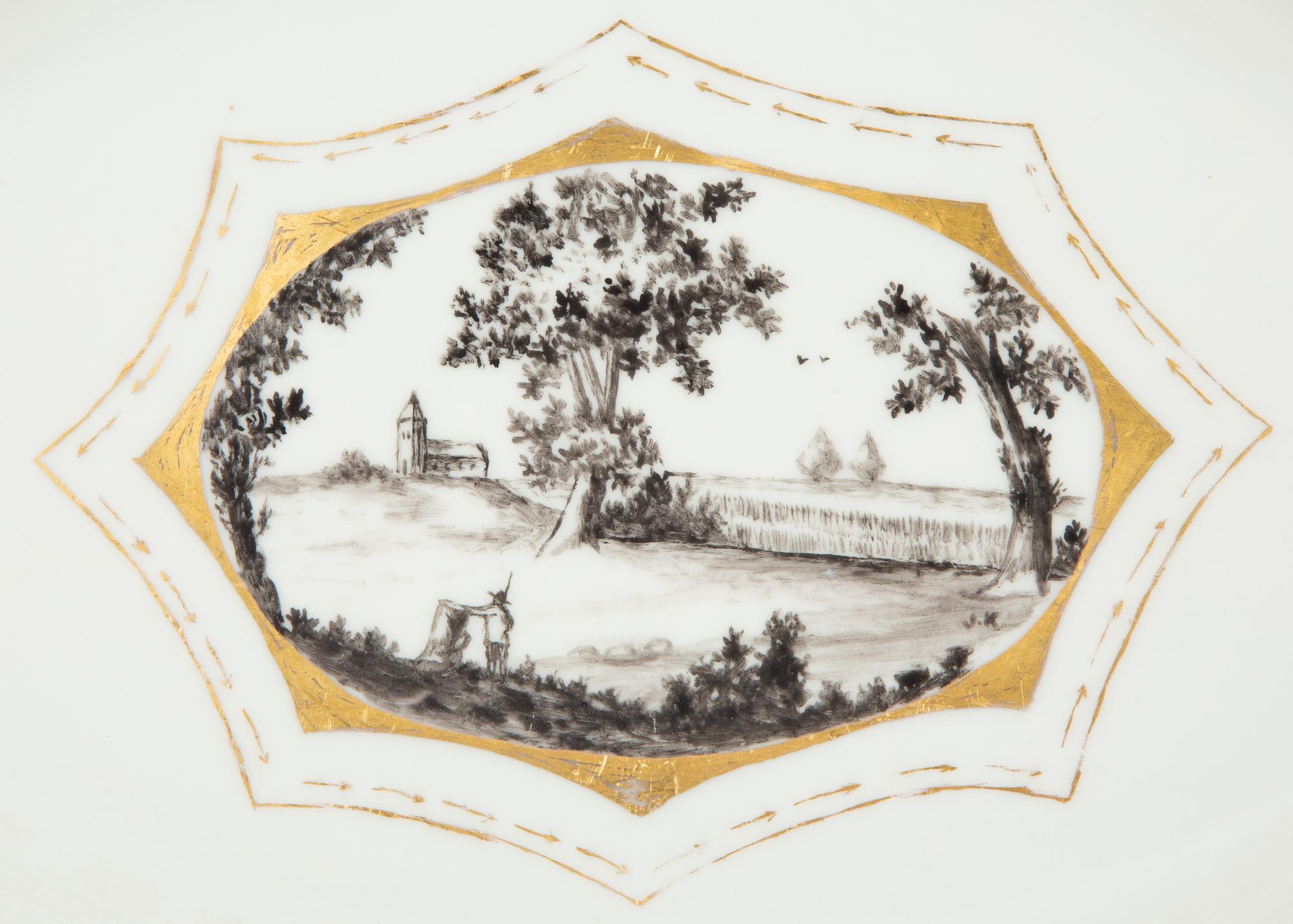 A French Porcelain Tureen and Platter