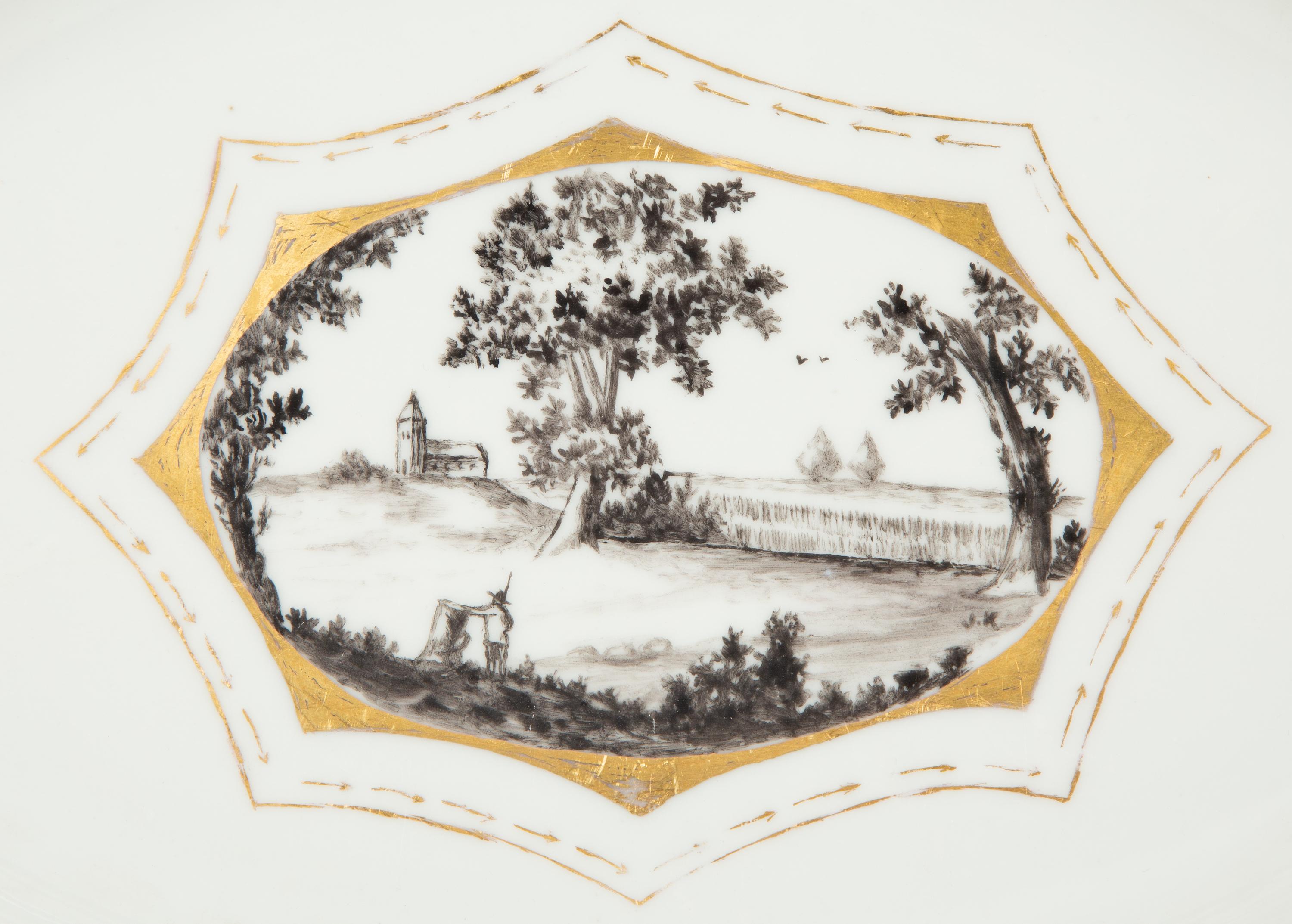 A French Porcelain Tureen and Platter