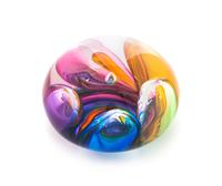 Leon Applebaum, (American), a glass paperweight