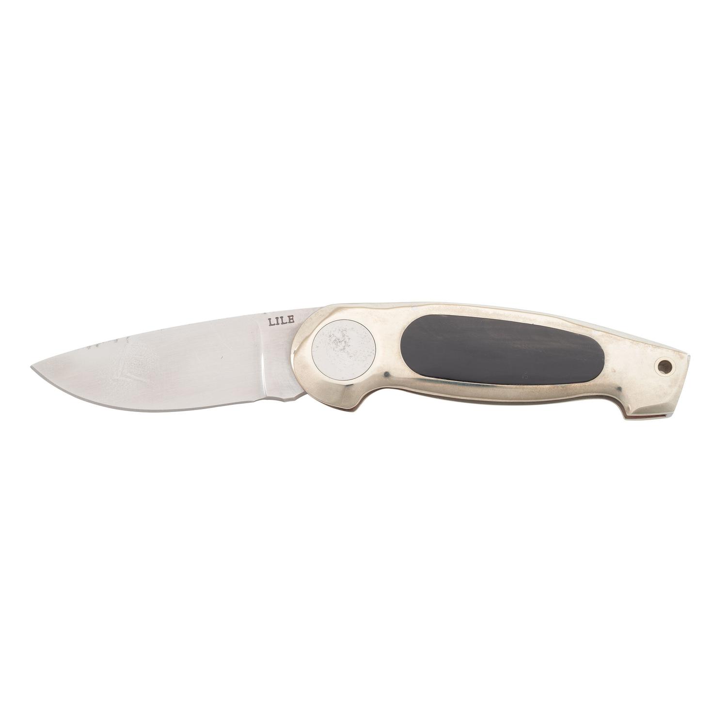 Jimmy Lile Button Folding Knife, No Dot Mark, # 007