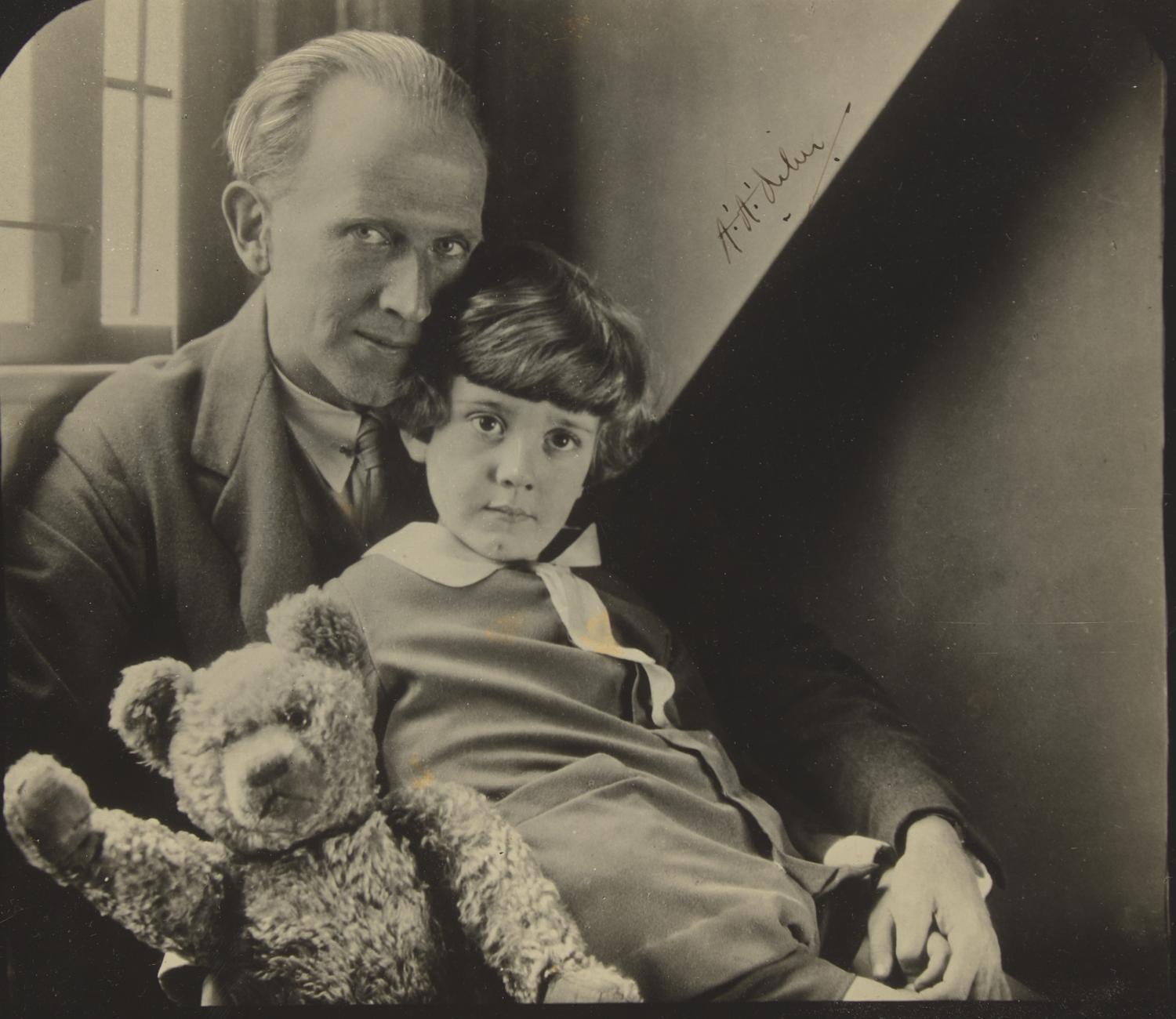 [Children's & Illustrated] [Milne, A.A.] Coster, Howard. Signed Photograph