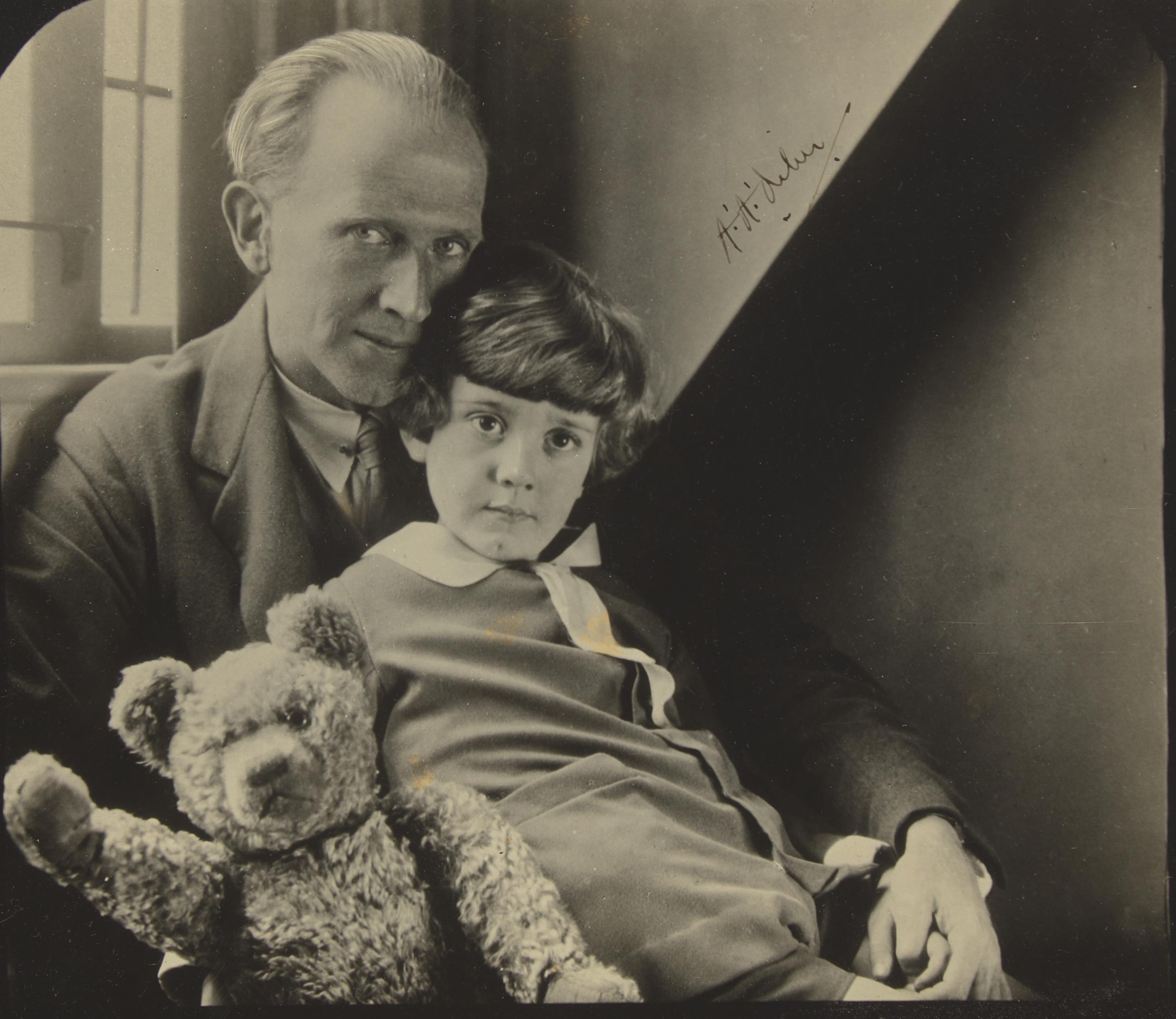 [Children's & Illustrated] [Milne, A.A.] Coster, Howard. Signed Photograph