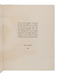 ARP, Jean (1887-1966). Dreams and Projects. New York: Curt Valentin, 1951-1952.