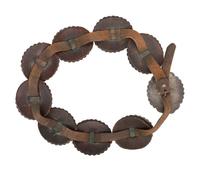 Navajo Silver and Turquoise Concha Belt