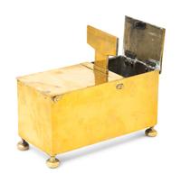 An English Brass "Honor" Tobacco Box