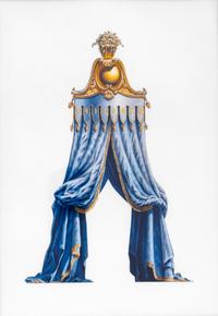 A Group of Gilt Framed Color Reproductions of Dams & Zega's Watercolors Chinoiseries — 20TH CENTURY