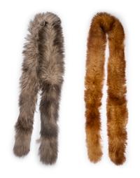 Two Fendi Mongolian Lamb Fur Stoles