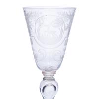 A Dutch Engraved Ale Glass
