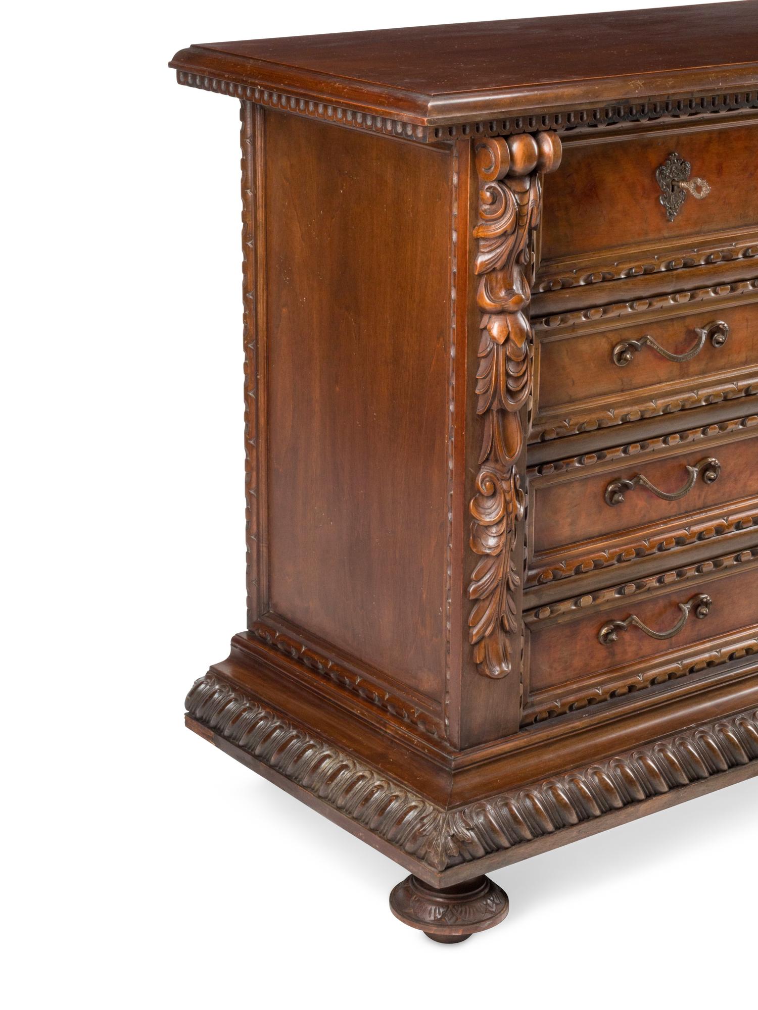An Italian Renaissance Style Chest of Drawers