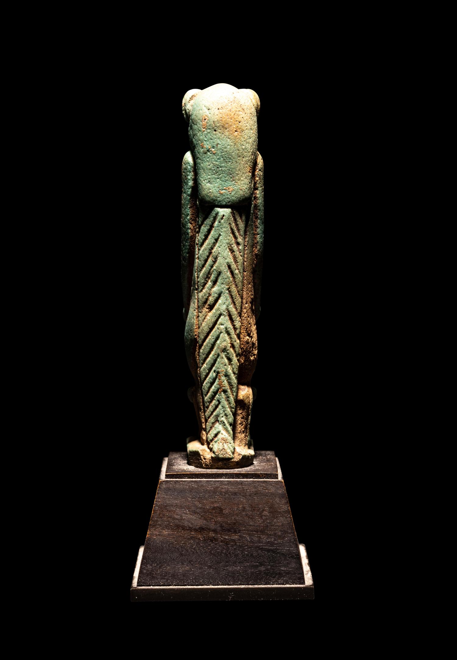 An Egyptian Faience Thoueris-Ipet