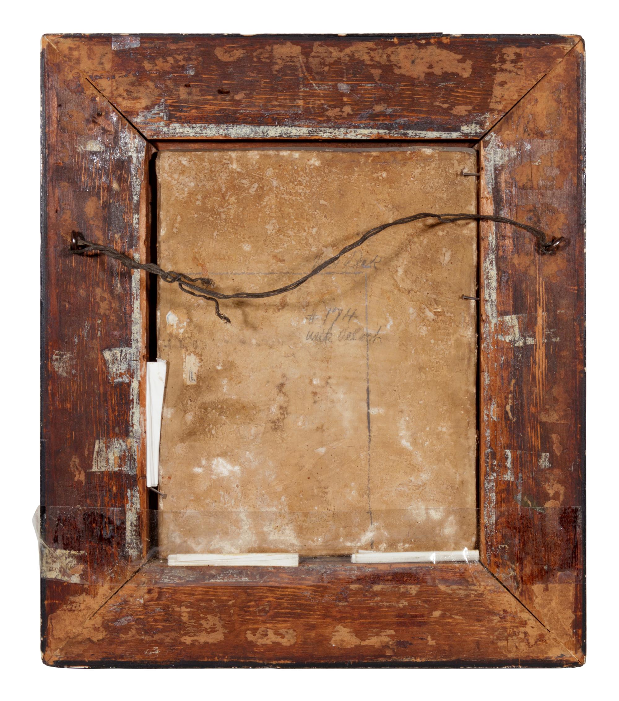 An Italian Ceramic Plaque