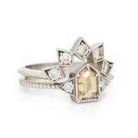 COLORED DIAMOND RING AND DIAMOND RING JACKET