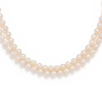 CULTURED PEARL AND DIAMOND NECKLACE