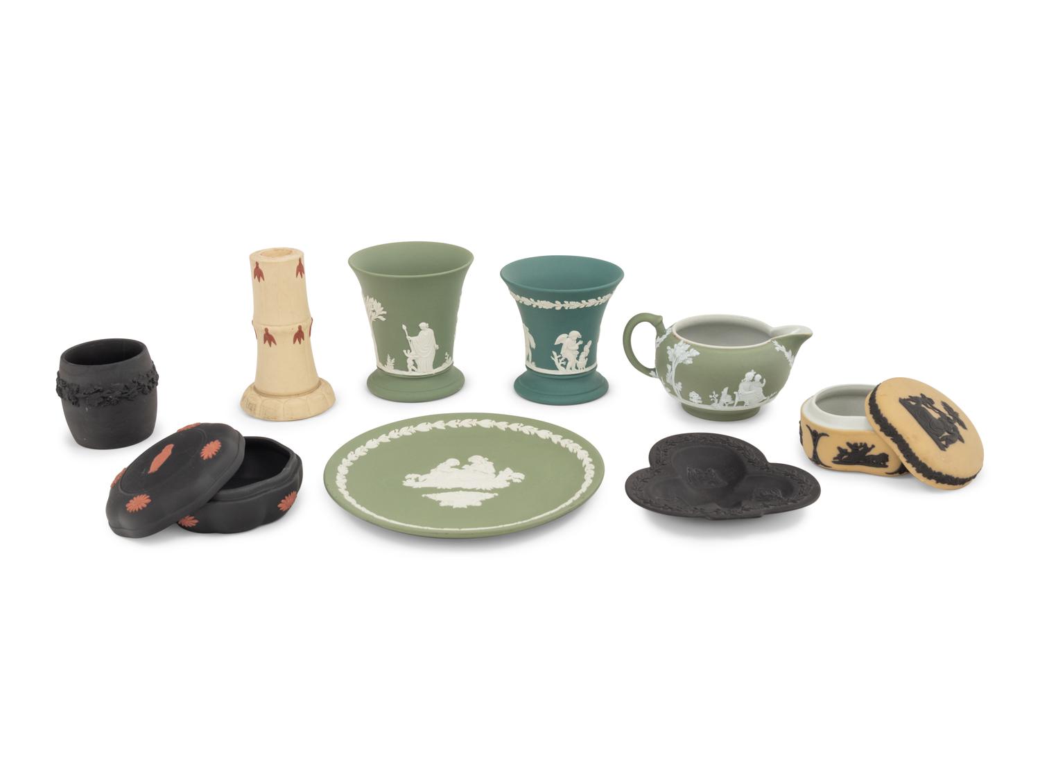 A Group of Wedgwood Jasperware Articles