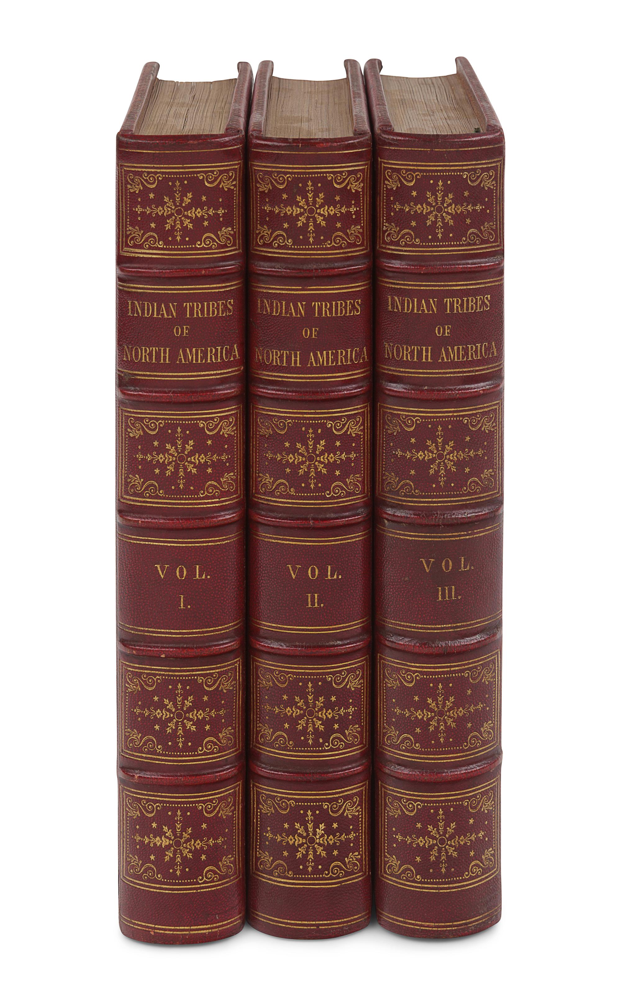 McKENNEY, Thomas L. (1785-1859) -- HALL, James (1793-1868). History of the Indian Tribes of North America. Philadelphia: D. Rice and A.N. Hart, 1855.