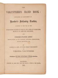 [CIVIL WAR]. LEE, James K. The Volunteer's Hand Book: Containing...Hardee's Infantry Tactics. 1861.