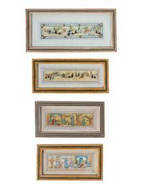 Four Persian Miniature Paintings