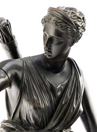 A French Bronze Figure of Diana of Versailles