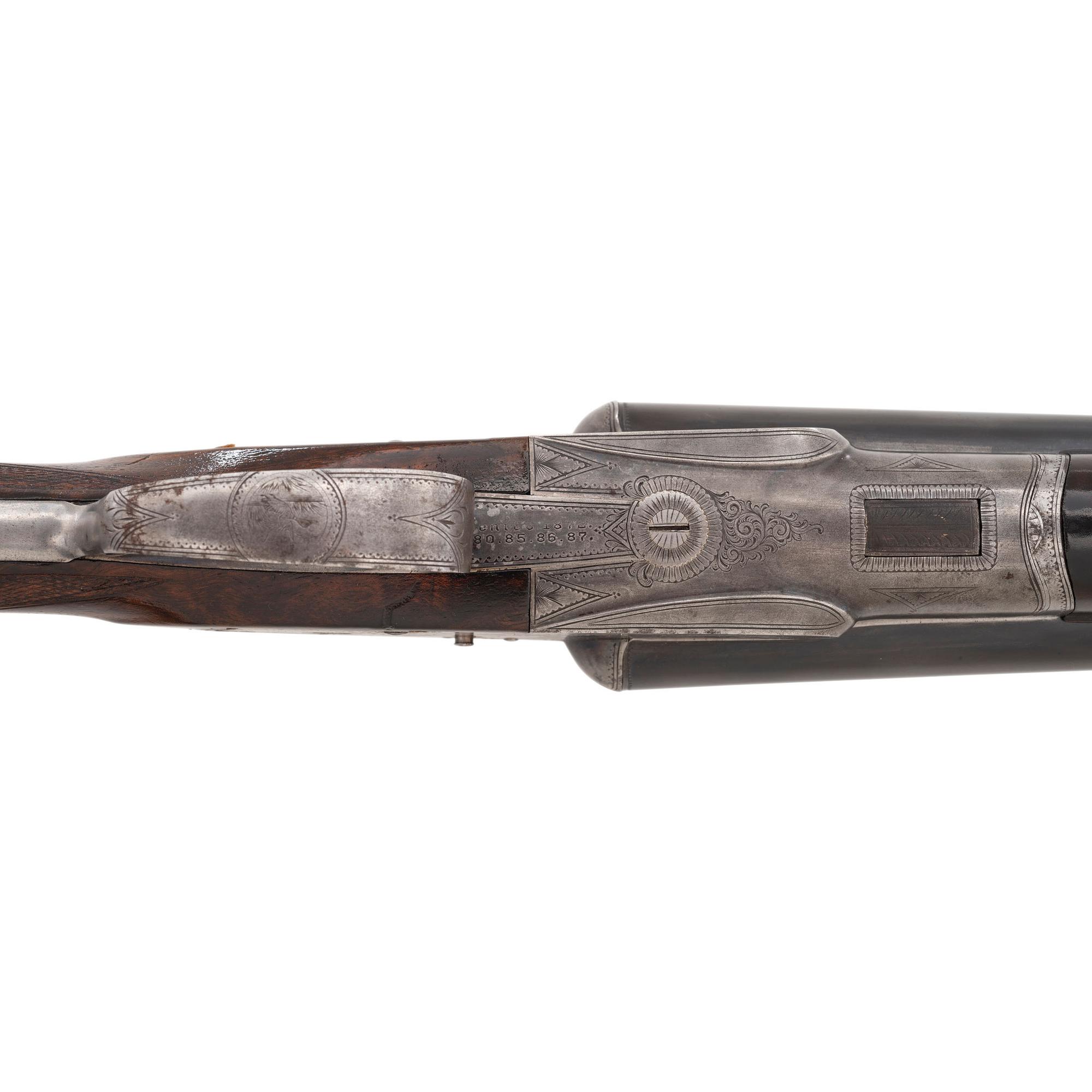 **Lefever Arms Company E Grade Sideplate Shotgun
