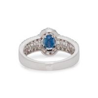 SAPPHIRE AND DIAMOND RING