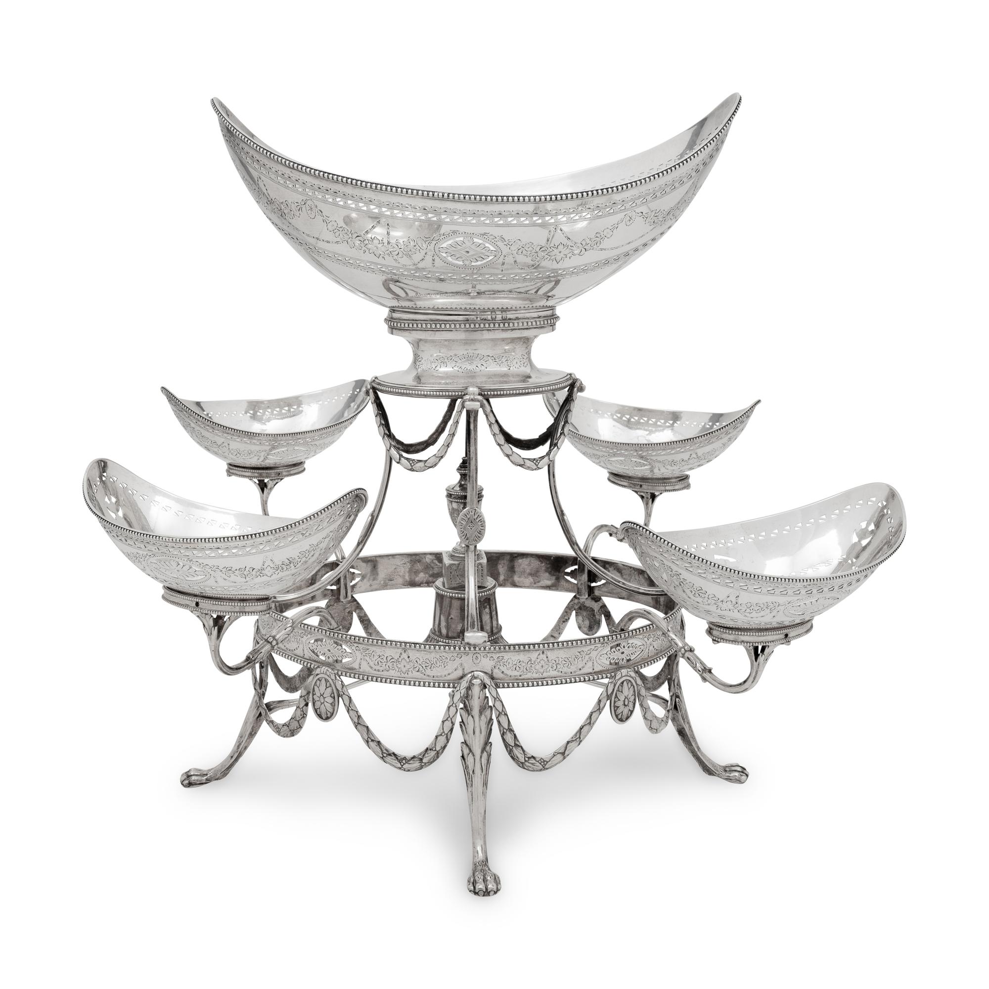 A George III Silver Epergne