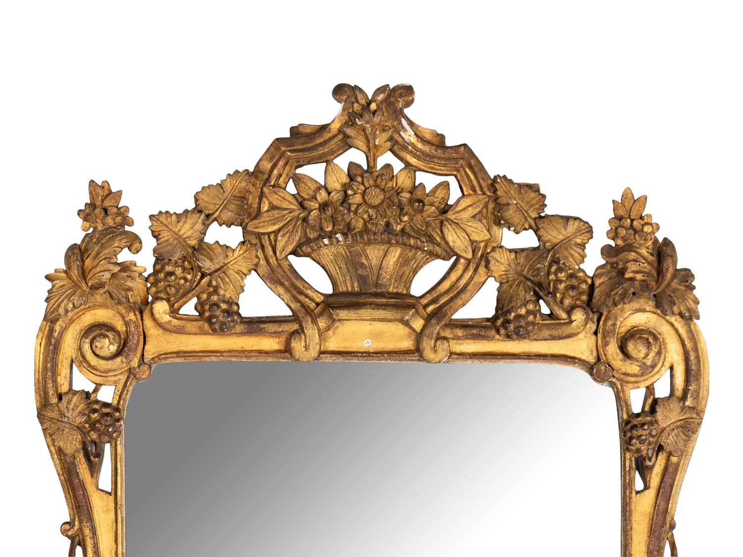 A Louis XV Giltwood Mirror