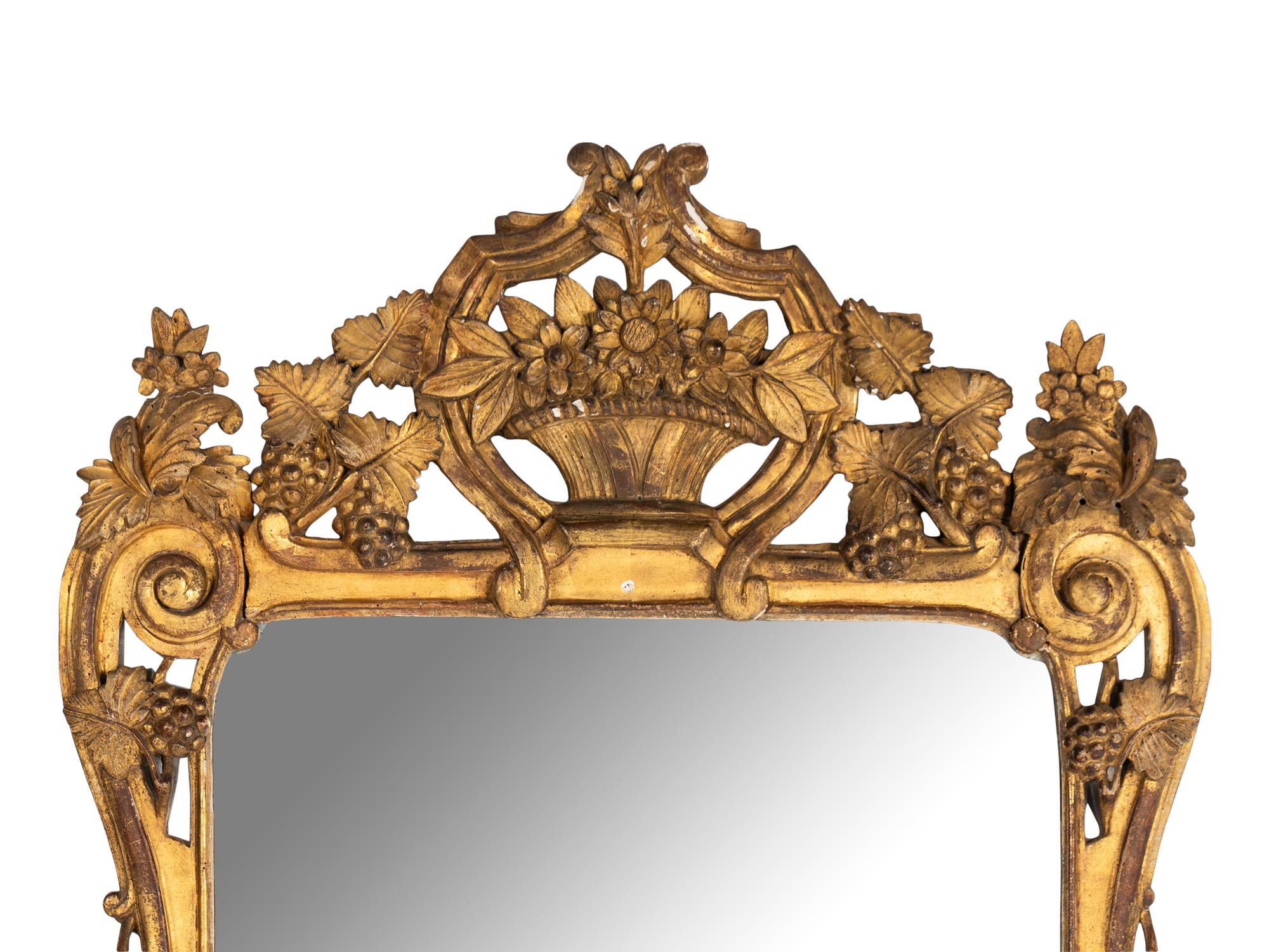 A Louis XV Giltwood Mirror