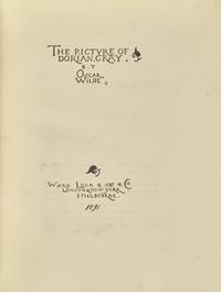 Wilde, Oscar. The Picture of Dorian Gray