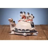 Mother Turtle Pottery Storyteller