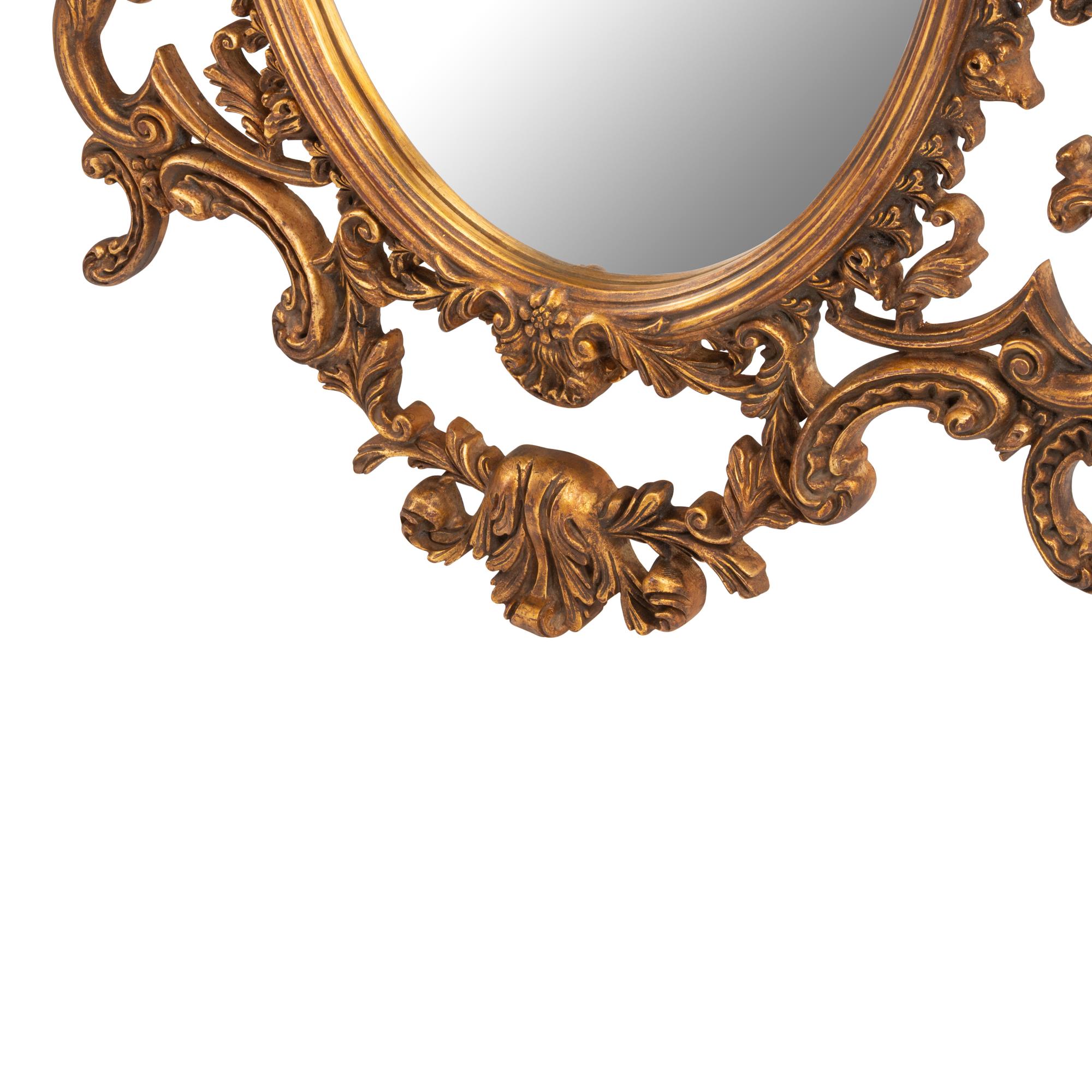 A Pair of Italian Carved Wood and Chinoiserie Decorated Mirrors