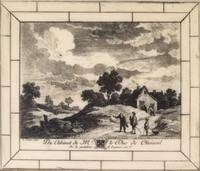 Four French Etched Scrimshaw Panels Height 8 1/2 x width 6 inches. — EARLY 19TH CENTURY