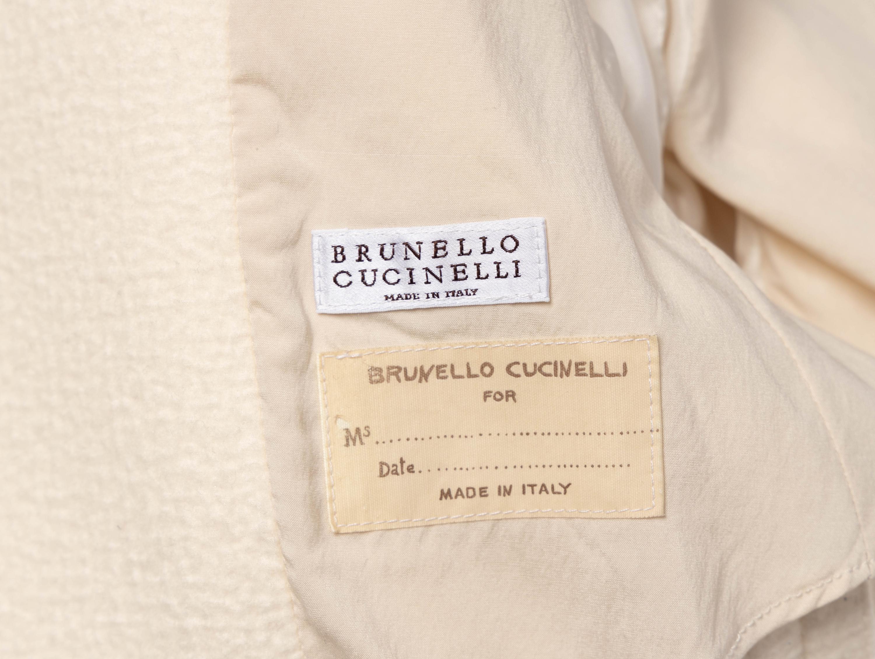 Brunello Cucinelli, Wool Cloqué Blazer
