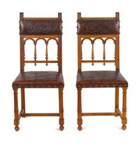 A Set of Six Baroque Style Dining Chairs — EARLY 20TH CENTURY